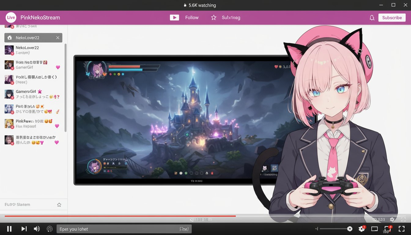 Стать VTuber'ом — пример 2